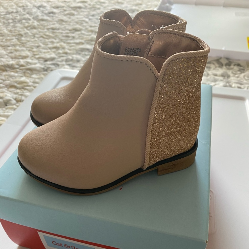 Toddler Ankle Booties - Blush Pink